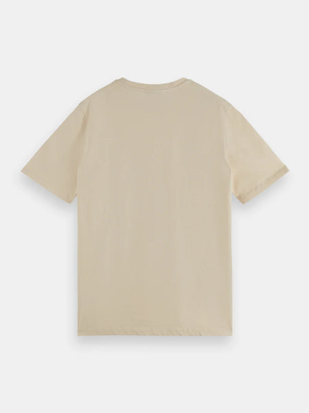 Stone Tee with Embroided Pocket