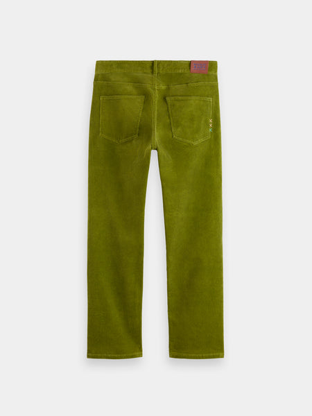 The Zee - Straight Leg Callander Green Cord Pant