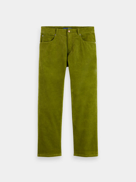 The Zee - Straight Leg Callander Green Cord Pant