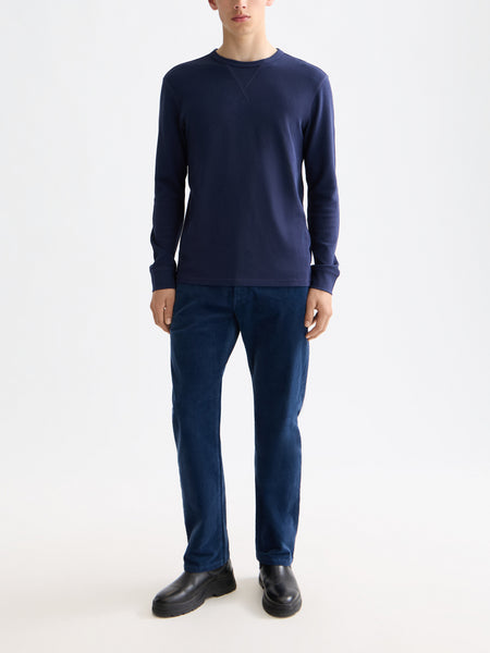 The Zee - Straight Leg Insignia Blue Cord Pant