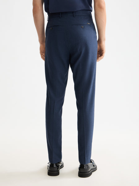 Irving Tapered Pant - Peacoat Self Check