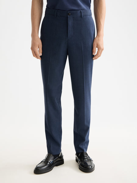 Irving Tapered Pant - Peacoat Self Check