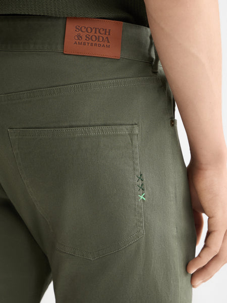 Regular Slim Ralston 5pkt Pant - Thyme