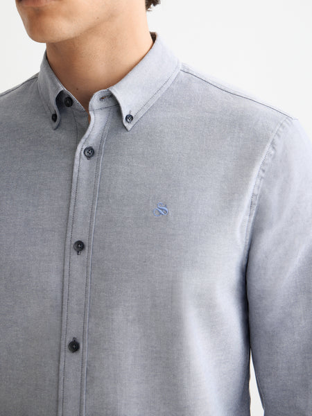 Oxford Shirt in Regular Fit - Peacoat