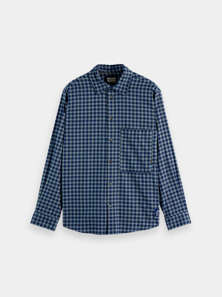 Sky Captain Flannel Checked Shirt