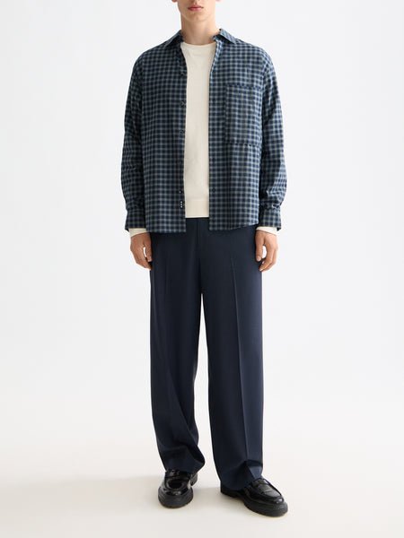 Sky Captain Flannel Checked Shirt