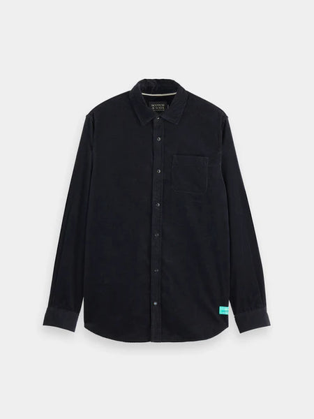 Soft Corduroy Shirt - Meteorite