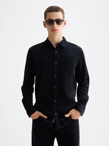 Soft Corduroy Shirt - Meteorite