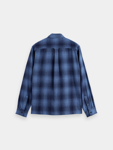 Peacoat Shadow Check Shirt