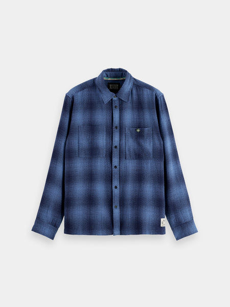 Peacoat Shadow Check Shirt