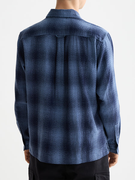 Peacoat Shadow Check Shirt
