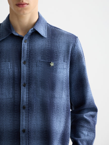 Peacoat Shadow Check Shirt
