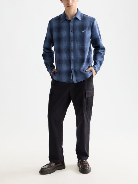 Peacoat Shadow Check Shirt