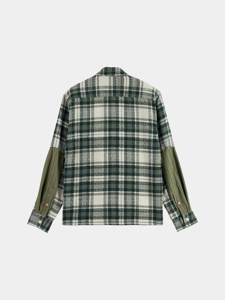 Thyme Check Patchwork Shirt