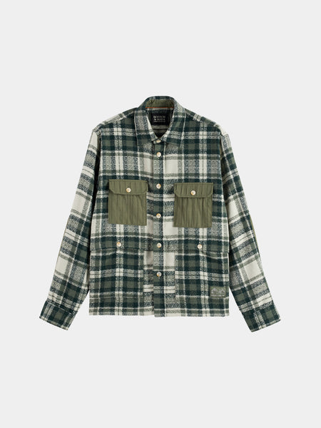 Thyme Check Patchwork Shirt