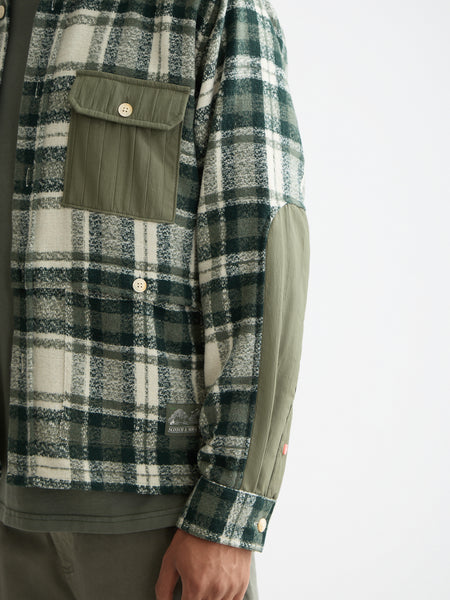 Thyme Check Patchwork Shirt