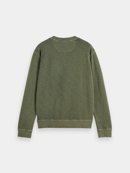 Structured Sweat Shirt - Thyme