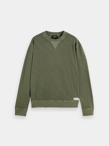 Structured Sweat Shirt - Thyme