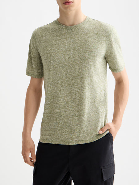 Mélange T-Shirt in Calla Green