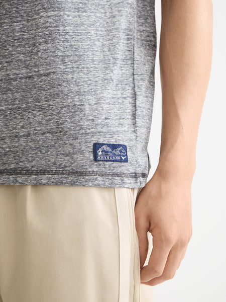 Mélange T-Shirt in Sky Captain