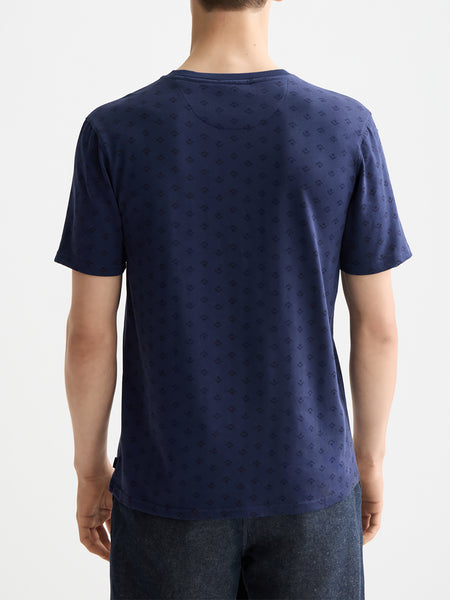 Peacoat All Over Printed T-Shirt