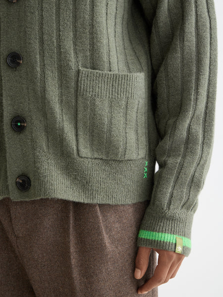 Thyme Knitted Cardigan with Drop Shoulder