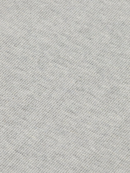 Grey Mélange Long Sleeve Waffle T-Shirt