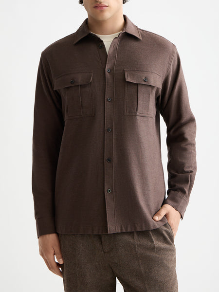 Demitasse Mélange Relaxed Fit Shirt