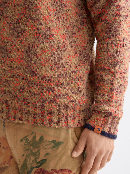 Tannin Mélange Chunky Slub  Pullover