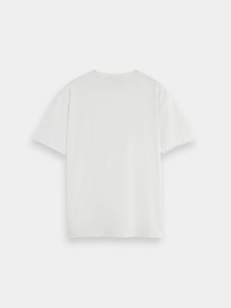 Bright White Raw Edge T-Shirt