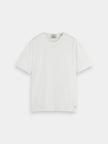 Bright White Raw Edge T-Shirt
