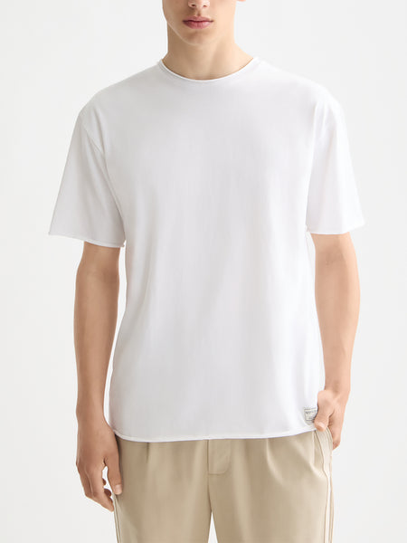 Bright White Raw Edge T-Shirt