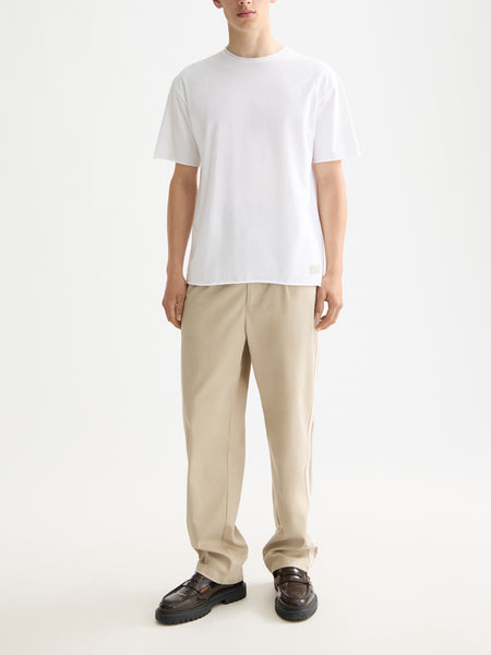 Bright White Raw Edge T-Shirt