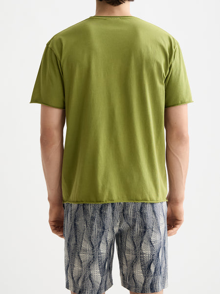 Calla Green Raw Edge T-Shirt