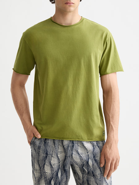 Calla Green Raw Edge T-Shirt
