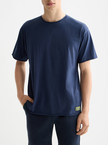 Peacoat Raw Edge T-Shirt