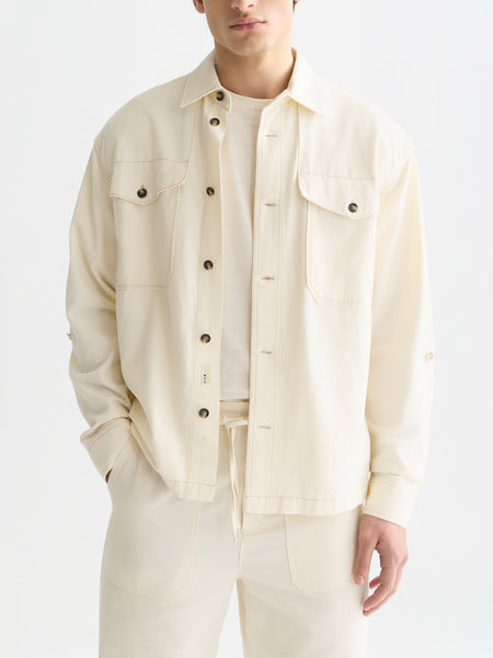 Eggnog - Cotton-Linen Overshirt
