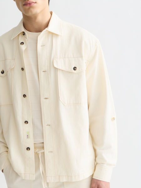 Eggnog - Cotton-Linen Overshirt