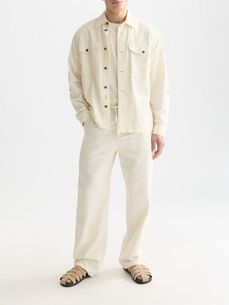 Eggnog - Cotton-Linen Overshirt