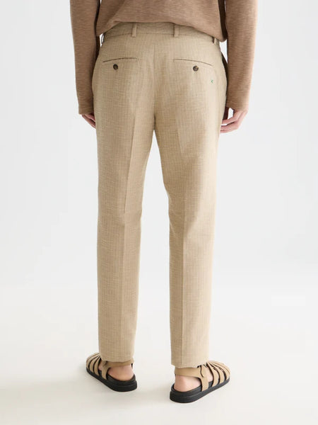 Stuart Micro Check Pant - Amphora