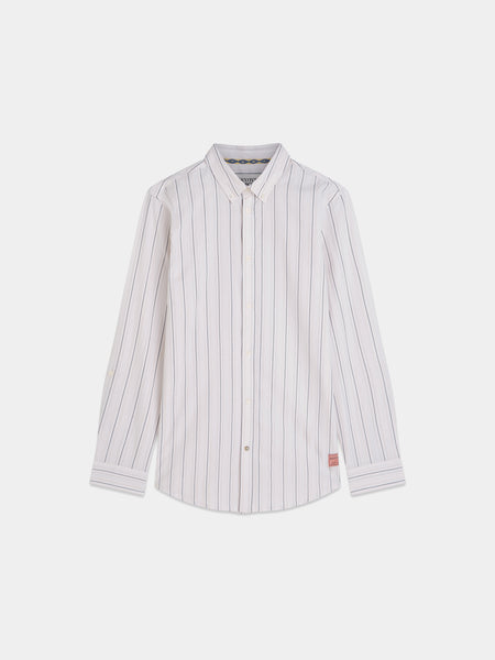 Striped Dobby Shirt - Eggnog