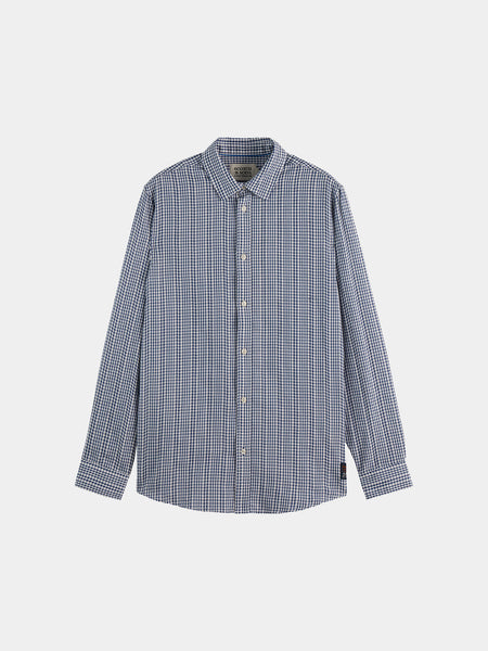 Ocean Mini Check Poplin Shirt
