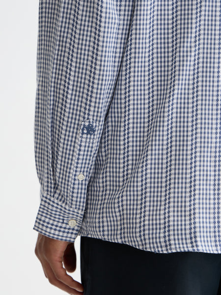 Ocean Mini Check Poplin Shirt