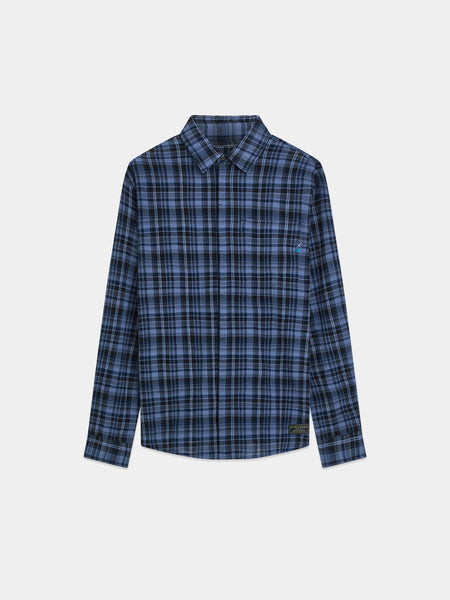 Pageant Blue Check Flannel Shirt