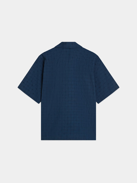 Pageant Blue Embroided S/S Shirt