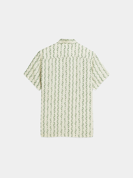 Eggnog Striped S/S Linen Shirt