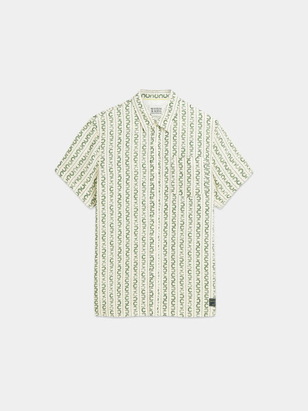 Eggnog Striped S/S Linen Shirt