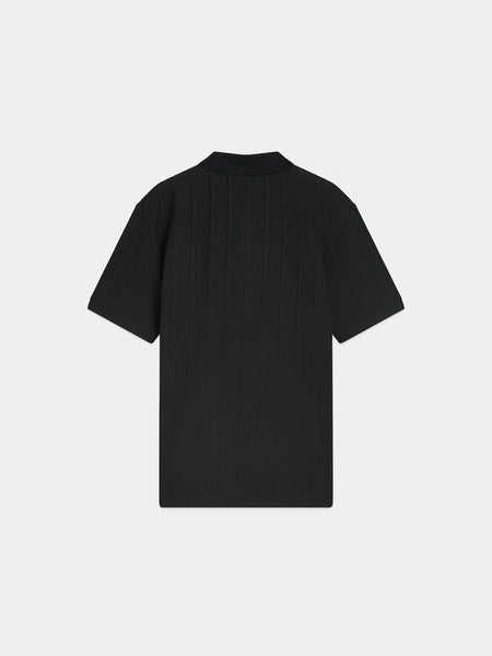 Meteorite Ribbed Knit Polo