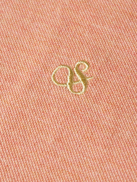 Canyon Clay Mélange Knit Polo