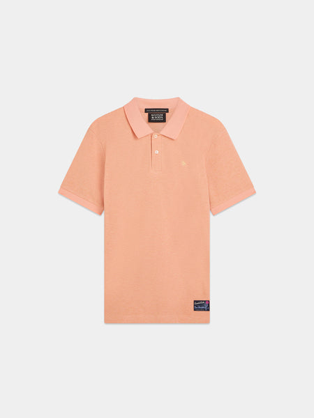 Canyon Clay Mélange Knit Polo